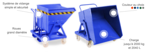 Bennes métalliques