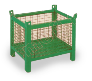 Conteneur industriel grillagé